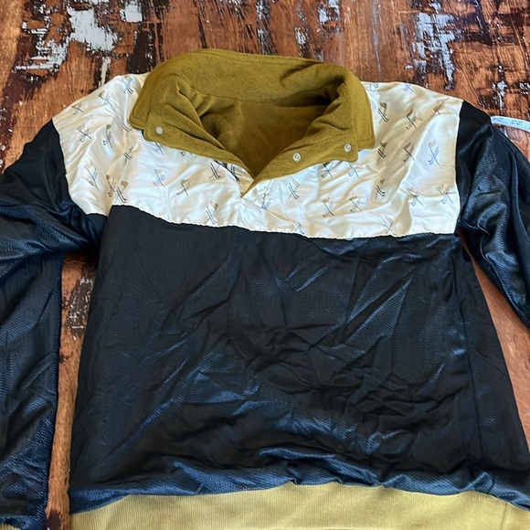 EUC Vintage Sun Mountain Sports GOLFLEECE Reversible Pullover Mens Small - Picture 7 of 10